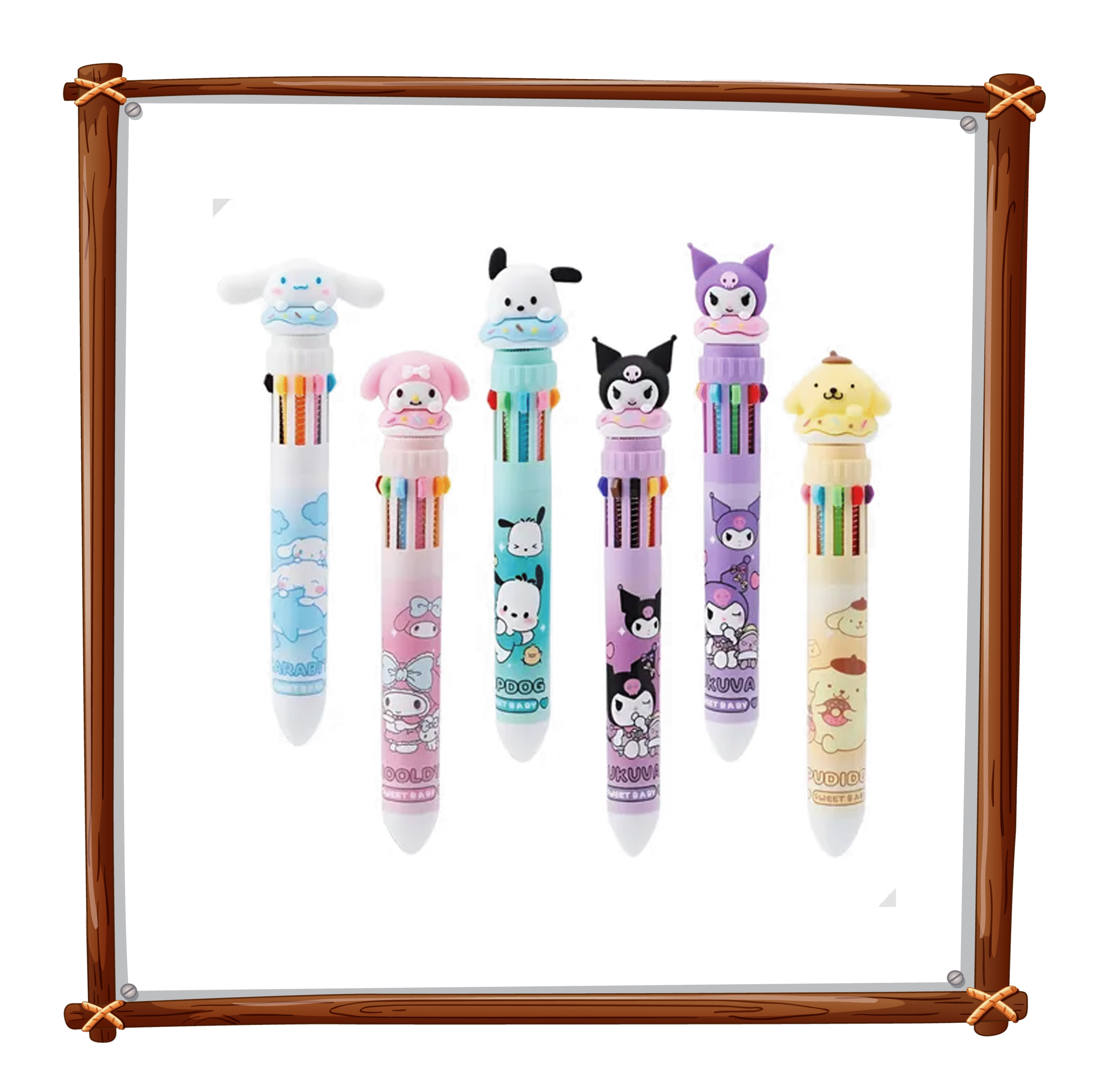 Caneta Multicolorida Hello Kitty Sanrio