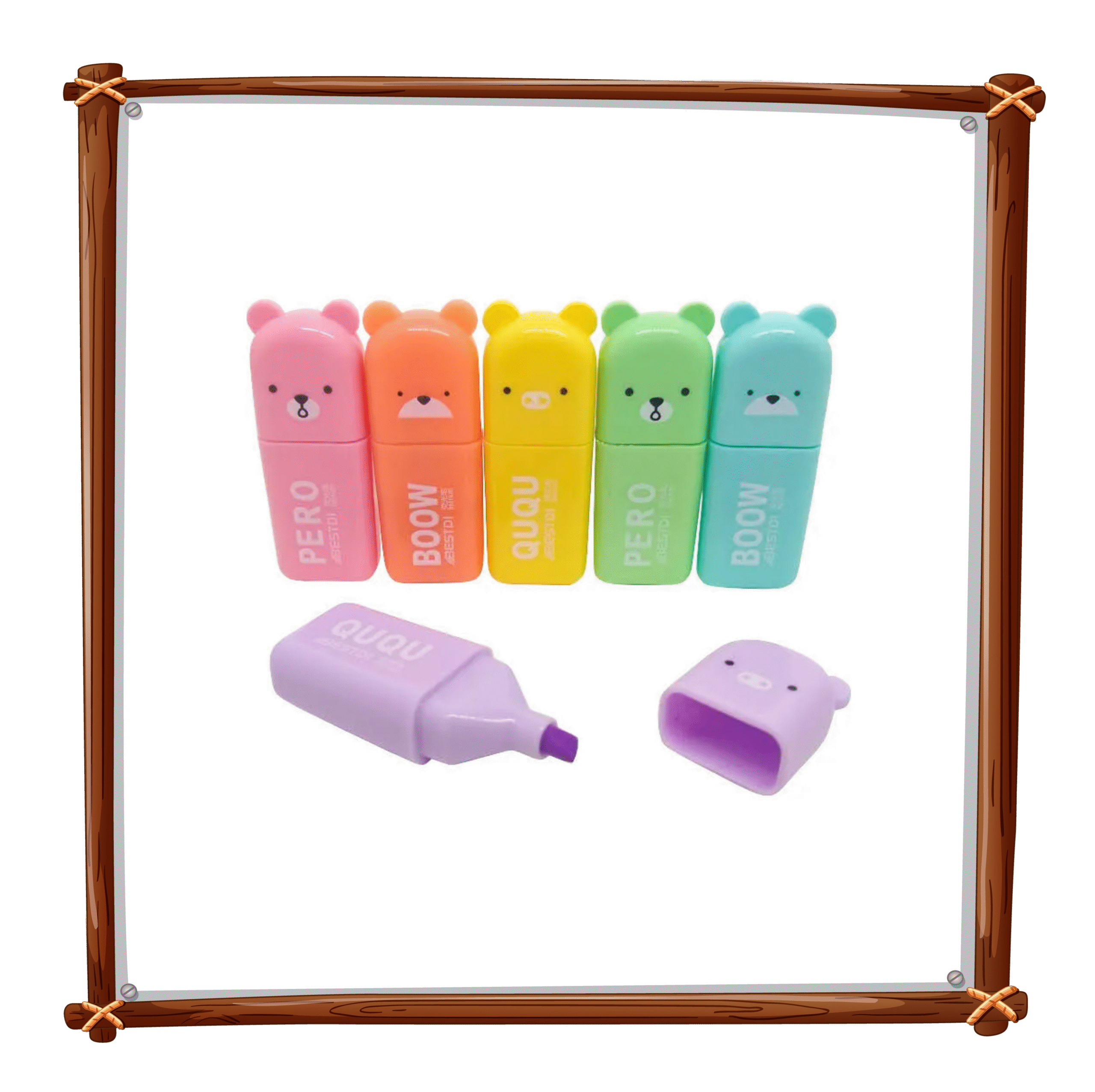 Marca Texto Ursinho - 1 unidade - Imagem 2